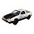 Miniatura Toyota Trueno Ae86 Branco Liga Luz E Som 1:28 - Imagem 1