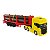 Miniatura Caminhão Scania Amarelo Madereiro Welly 1:64 - Imagem 1