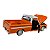 Miniatura Chevrolet C10 Laranja Metal Motormax 1:24 - Imagem 8