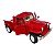 Miniatura Jeep Willys Pickup 1947 Vermelho Metal 1:24 - Imagem 5