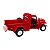 Miniatura Jeep Willys Pickup 1947 Vermelho Metal 1:24 - Imagem 6