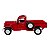 Miniatura Jeep Willys Pickup 1947 Vermelho Metal 1:24 - Imagem 7