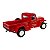 Miniatura Jeep Willys Pickup 1947 Vermelho Metal 1:24 - Imagem 8
