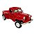 Miniatura Jeep Willys Pickup 1947 Vermelho Metal 1:24 - Imagem 9