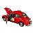 Miniatura Volkswagen Fusca Vermelho Metal 1:24 - Imagem 3