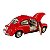 Miniatura Volkswagen Fusca Vermelho Metal 1:24 - Imagem 5