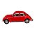 Miniatura Volkswagen Fusca Vermelho Metal 1:24 - Imagem 7