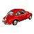 Miniatura Volkswagen Fusca Vermelho Metal 1:24 - Imagem 8