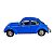 Miniatura Volkswagen Fusca Azul Metal 1:24 - Imagem 2