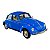 Miniatura Volkswagen Fusca Azul Metal 1:24 - Imagem 9