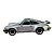 Miniatura Porsche 911 Turbo Prata Metal 1:24 - Imagem 9