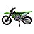 Miniatura Moto Kawasaki KX 450F Verde Burago 1:18 - Imagem 3