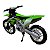 Miniatura Moto Kawasaki KX 450F Verde Burago 1:18 - Imagem 4