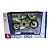Miniatura Moto Kawasaki KX 450F Verde Burago 1:18 - Imagem 6
