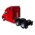 Miniatura Caminhão Freightliner Columbia Vermelho Metal 1:32 - Imagem 6
