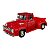 Miniatura Ford F100 Pickup 1955/56 Vermelho Metal 1:24 - Imagem 1
