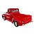 Miniatura Ford F100 Pickup 1955/56 Vermelho Metal 1:24 - Imagem 7