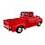 Miniatura Ford F100 Pickup 1955/56 Vermelho Metal 1:24 - Imagem 8