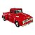 Miniatura Ford F100 Pickup 1955/56 Vermelho Metal 1:24 - Imagem 9