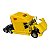 Miniatura Caminhão Freightliner Columbia Amarelo Metal 1:32 - Imagem 4