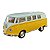 Miniatura Volkswagen Kombi Amarelo e Branco Kinsmart 1:32 - Imagem 1