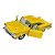 Miniatura Chevrolet Belair Amarelo Kinsmart 1:40 - Imagem 4