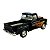 Miniatura Chevrolet Stepside Fire Preto Kinsmart 1:32 - Imagem 5