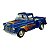 Miniatura Chevrolet Stepside Fire Azul Kinsmart 1:32 - Imagem 1