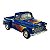 Miniatura Chevrolet Stepside Fire Azul Kinsmart 1:32 - Imagem 2