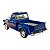 Miniatura Chevrolet Stepside Fire Azul Kinsmart 1:32 - Imagem 5