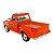 Miniatura Chevrolet Stepside Fire Laranja Kinsmart 1:32 - Imagem 5