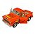 Miniatura Chevrolet Stepside Fire Laranja Kinsmart 1:32 - Imagem 7