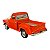 Miniatura Chevrolet Stepside Laranja Kinsmart 1:32 - Imagem 4