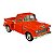 Miniatura Chevrolet Stepside Laranja Kinsmart 1:32 - Imagem 7