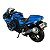 Miniatura Moto Kawasaki Ninja ZX14R Azul Maisto 1:18 - Imagem 3