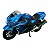 Miniatura Moto Kawasaki Ninja ZX14R Azul Maisto 1:18 - Imagem 5