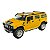 Miniatura Hummer H2 Suv 2008 Amarelo Metal 1:32 - Imagem 1