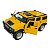 Miniatura Hummer H2 Suv 2008 Amarelo Metal 1:32 - Imagem 4