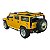 Miniatura Hummer H2 Suv 2008 Amarelo Metal 1:32 - Imagem 6