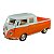 Miniatura Volkswagen Kombi Picape Cab Dupla Laranja 1:32 - Imagem 1
