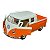 Miniatura Volkswagen Kombi Picape Cab Dupla Laranja 1:32 - Imagem 3
