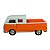 Miniatura Volkswagen Kombi Picape Cab Dupla Laranja 1:32 - Imagem 7