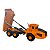Miniatura Caminhão Fora Estrada Articulado CHB Laranja 1:87 - Imagem 6