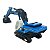 Miniatura Escavadeira Protótipo CHB Azul 1:87 - Imagem 3