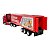 Miniatura Caminhão Volvo Vermelho Bau Vermelho Welly 1:64 - Imagem 4