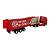 Miniatura Caminhão Volvo Vermelho Bau Vermelho Welly 1:64 - Imagem 5