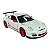 Miniatura Porsche 911 GT3 RS Branco Metal Kinsmart 1:36 - Imagem 7