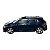 Miniatura Volkswagen Golf GTI Azul Metal Welly 1:36 - Imagem 5