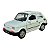 Miniatura Fiat 126 Branco Metal Welly 1:32 - Imagem 1
