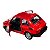 Miniatura Fiat 126 Vermelho Metal Welly 1:32 - Imagem 3